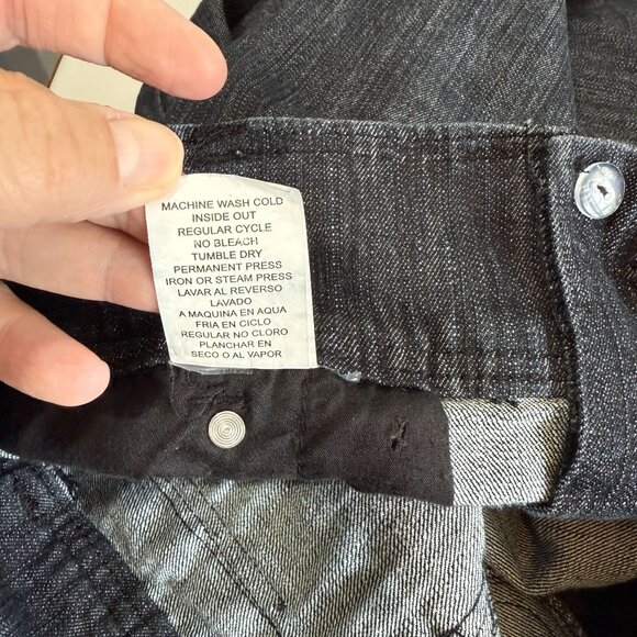 Boom Boom Trouser Jeans Wide Leg Juniors 13 Mid Rise Straight Leg Dark Wash - Picture 10 of 11